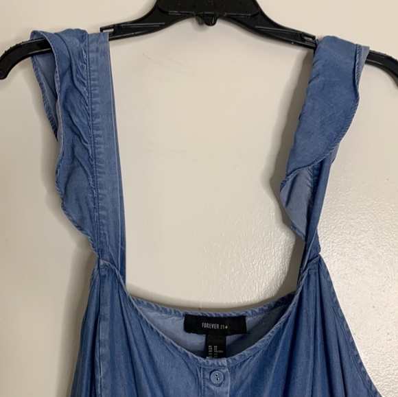 Forever 21+ | Chambray Mini Dress - Picture 3 of 8